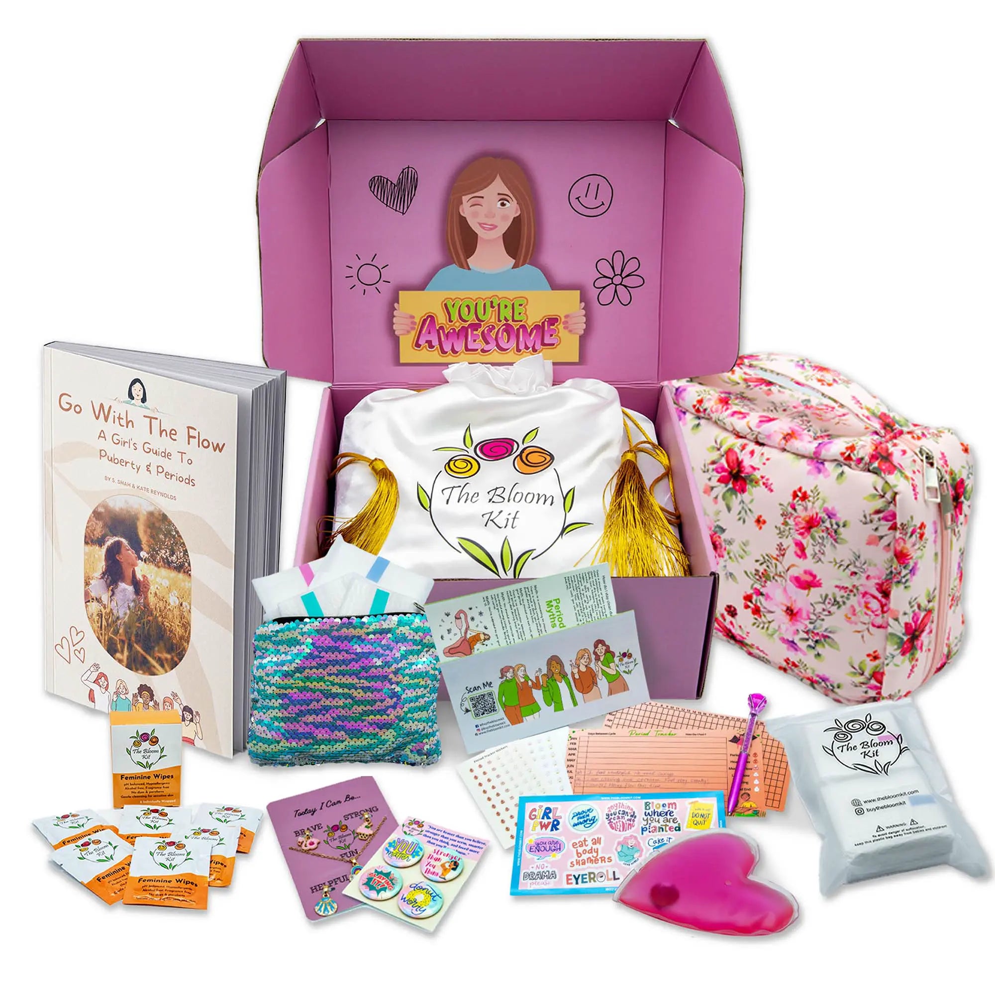 Period Kit For School | Period Kit for Tweens – The Bloom Kit